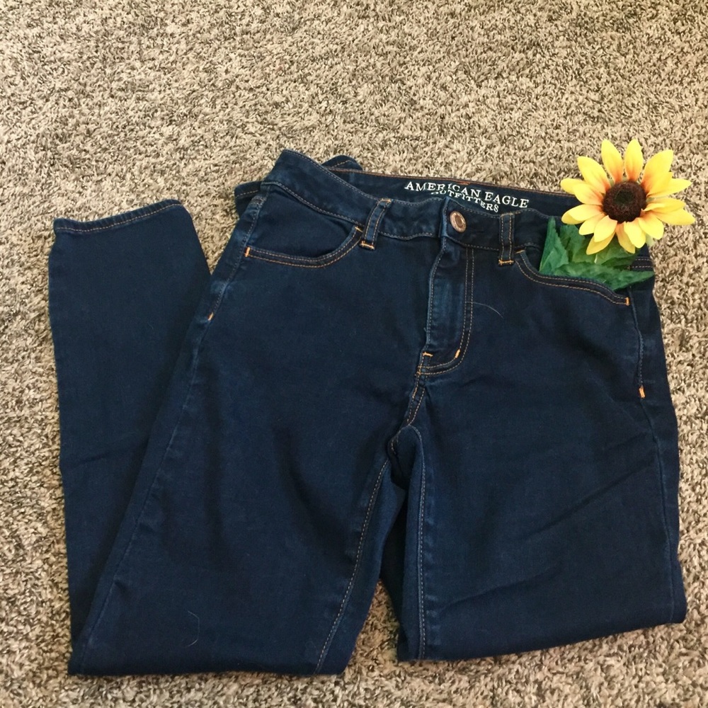 American Eagle High Rise Jegging Crops